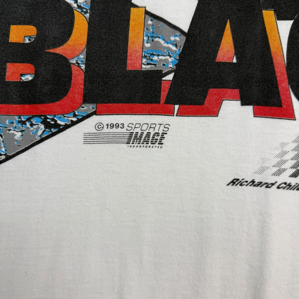 Vintage Dale Earnhardt “Back In Black” Tee White