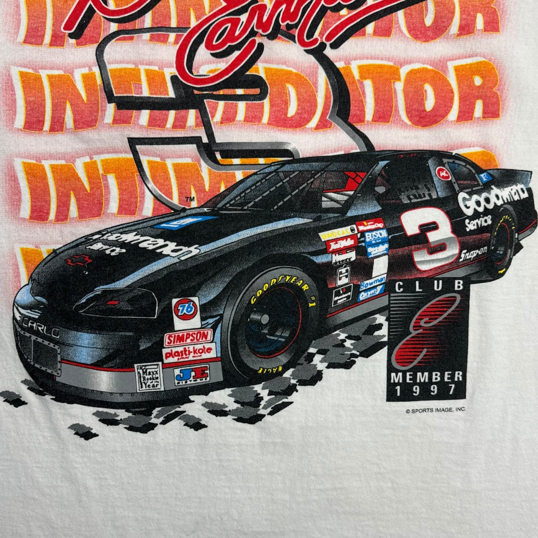 1997 Dale Earnhardt Official Fan Club Member NASCAR T-Shirt