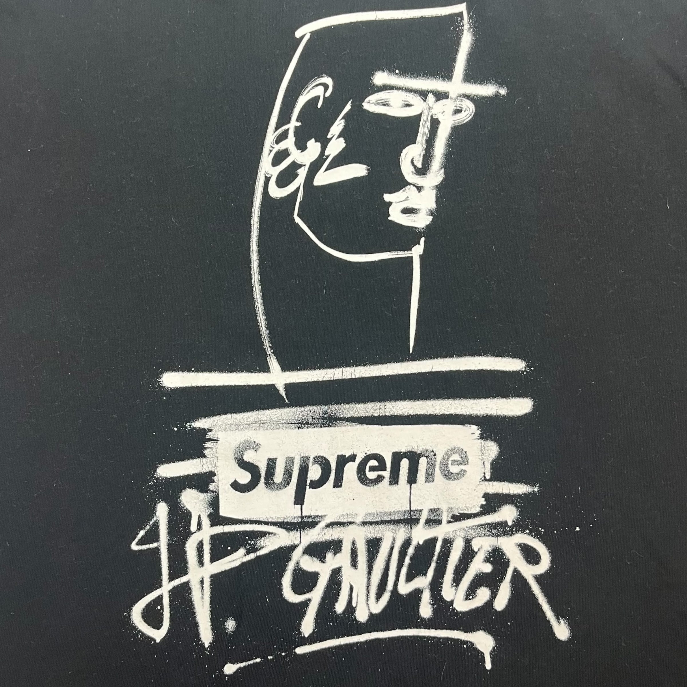 Supreme Jean Paul Gaultier Tee Black