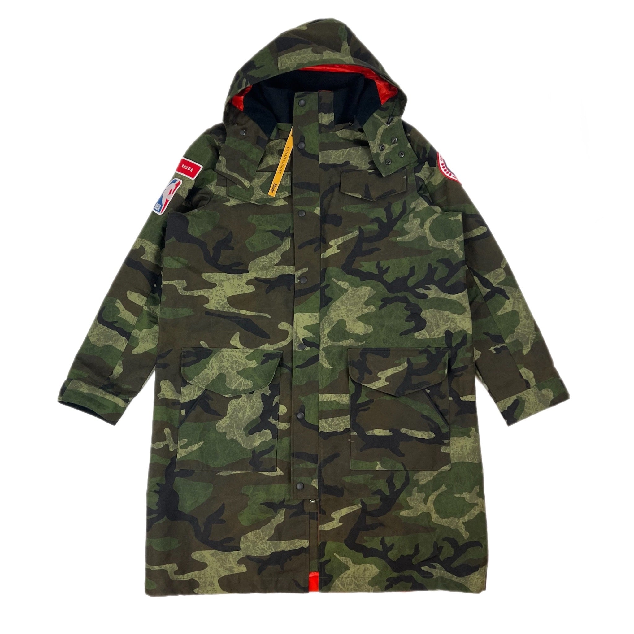 Canada Goose x Rhude x NBA Washed Camo Portage Jacket