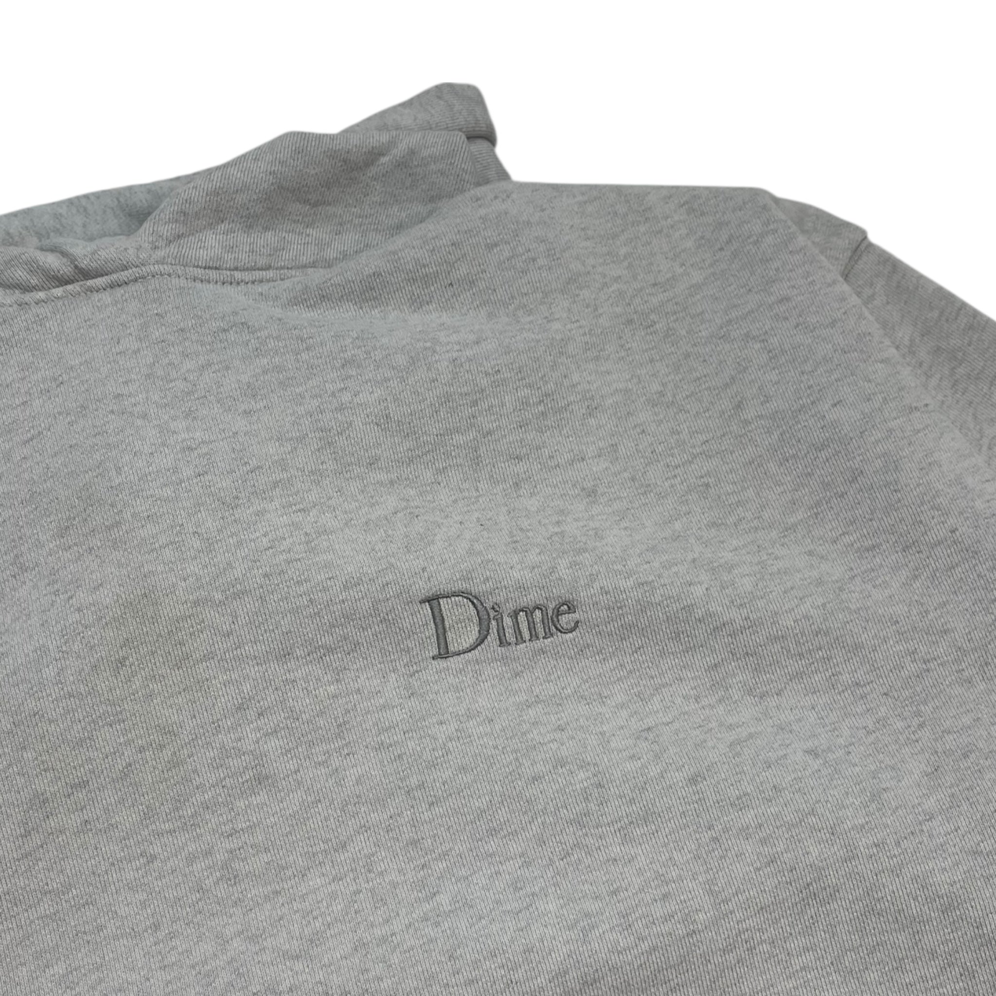 Dime Classic Logo Hoodie Gray