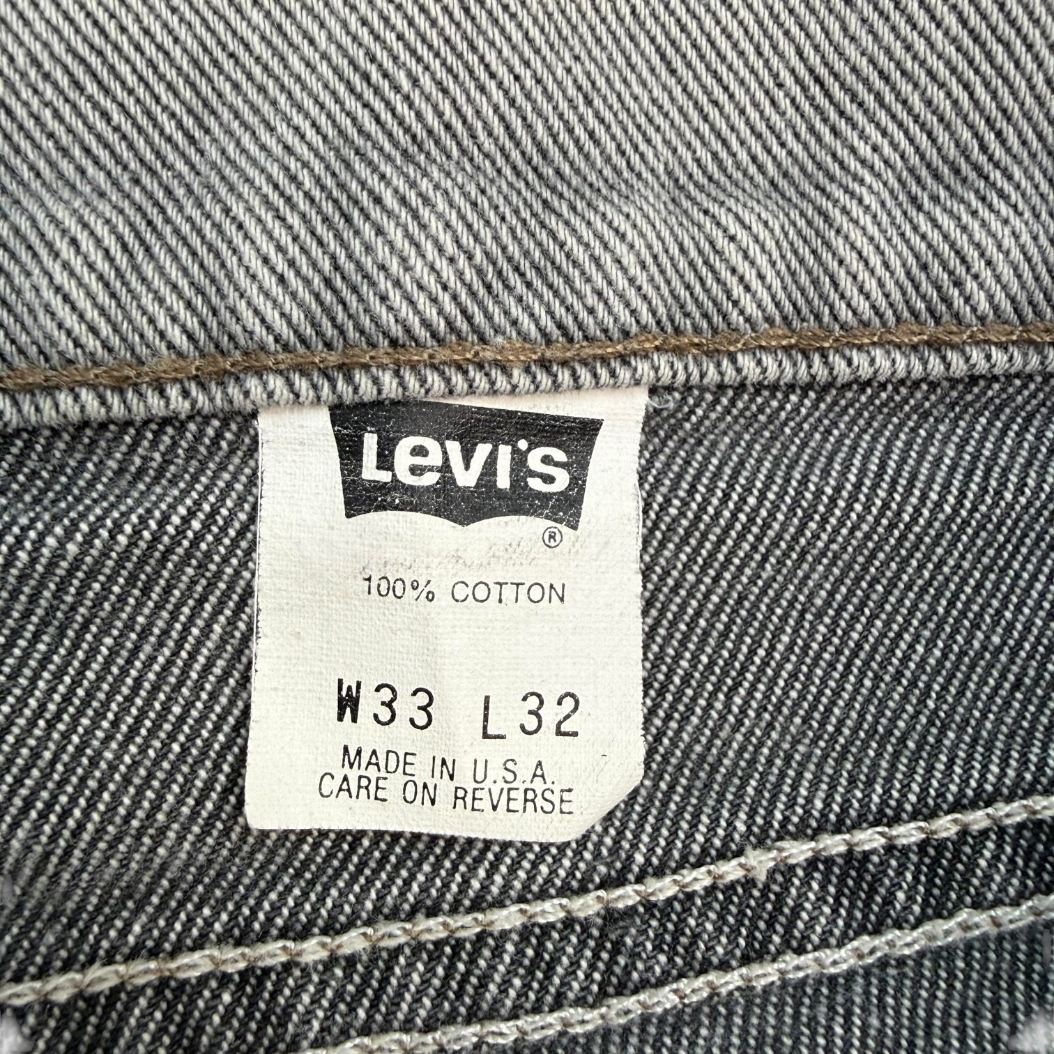 Vintage Levi’s 550 Denim Pants Grey