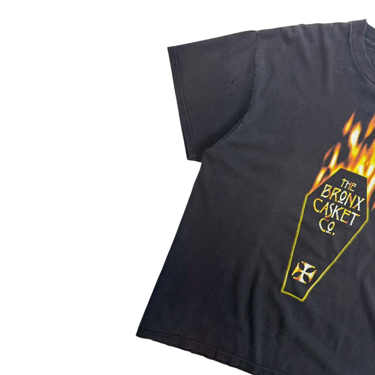Vintage The Bronx Casket Co T-Shirt Black