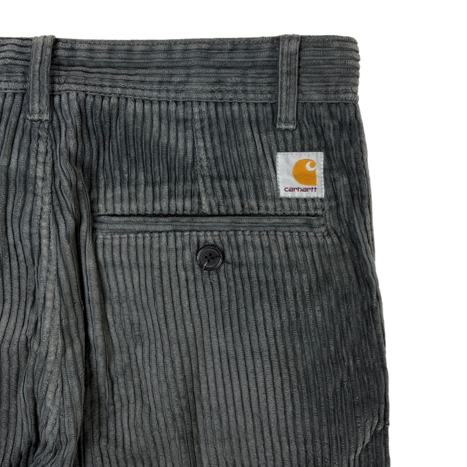 Carhartt WIP Menson Corduroy Pants Grey