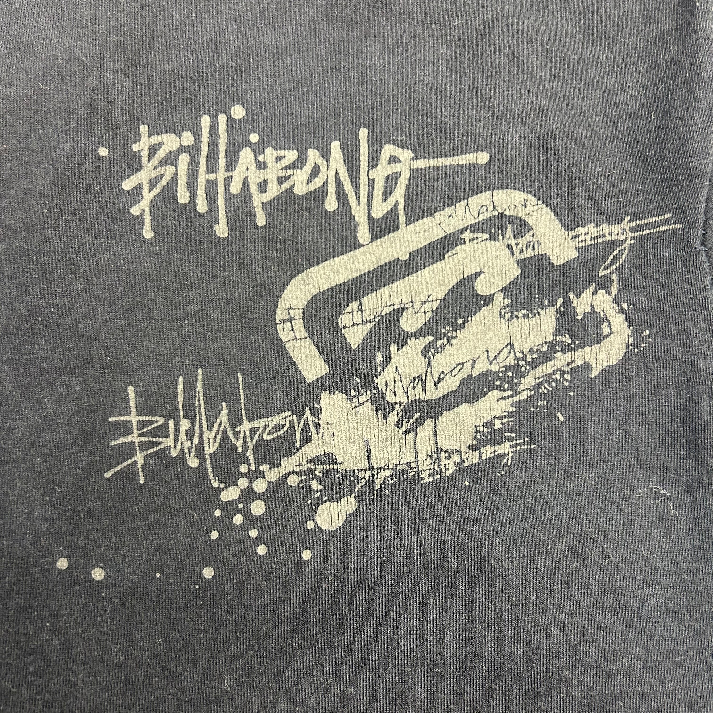 Vintage Y2K Billabong Graffiti Tee Navy