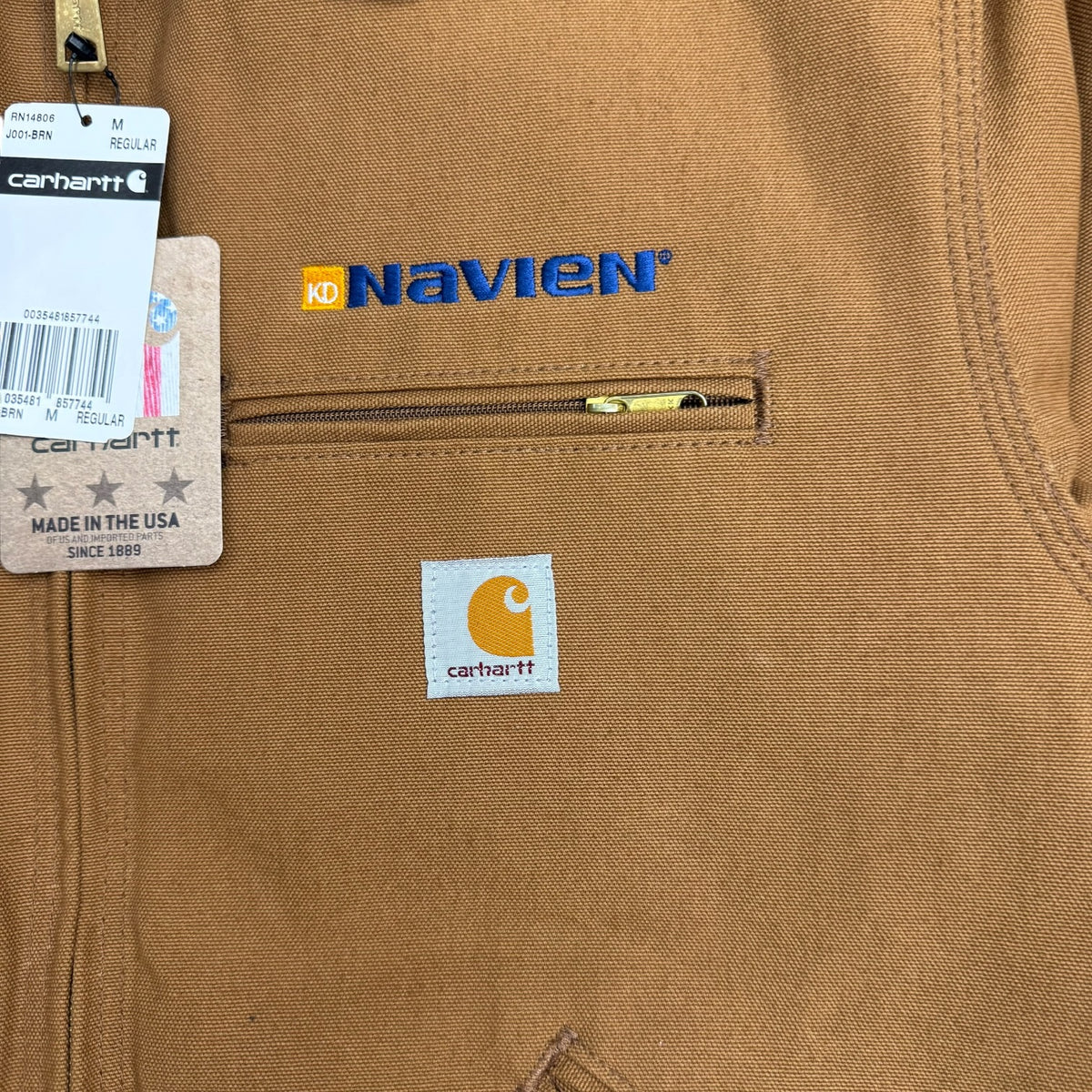 Vintage Carhartt Detroit Blanket Lined Jacket Tan