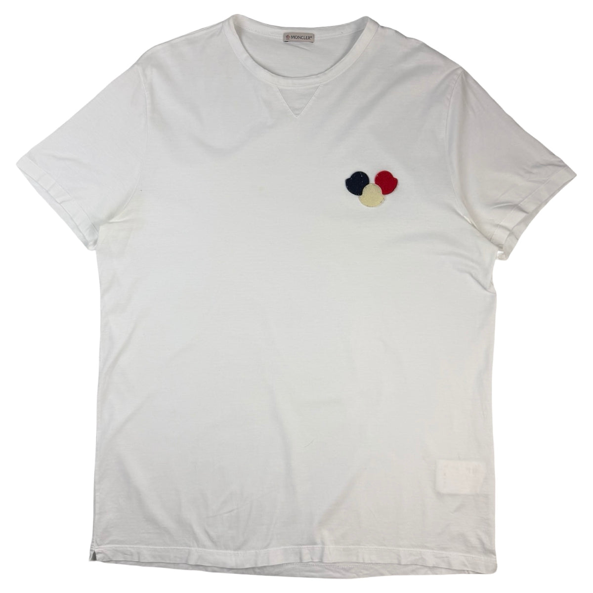 Moncler Maglia Trilogo T-Shirt White