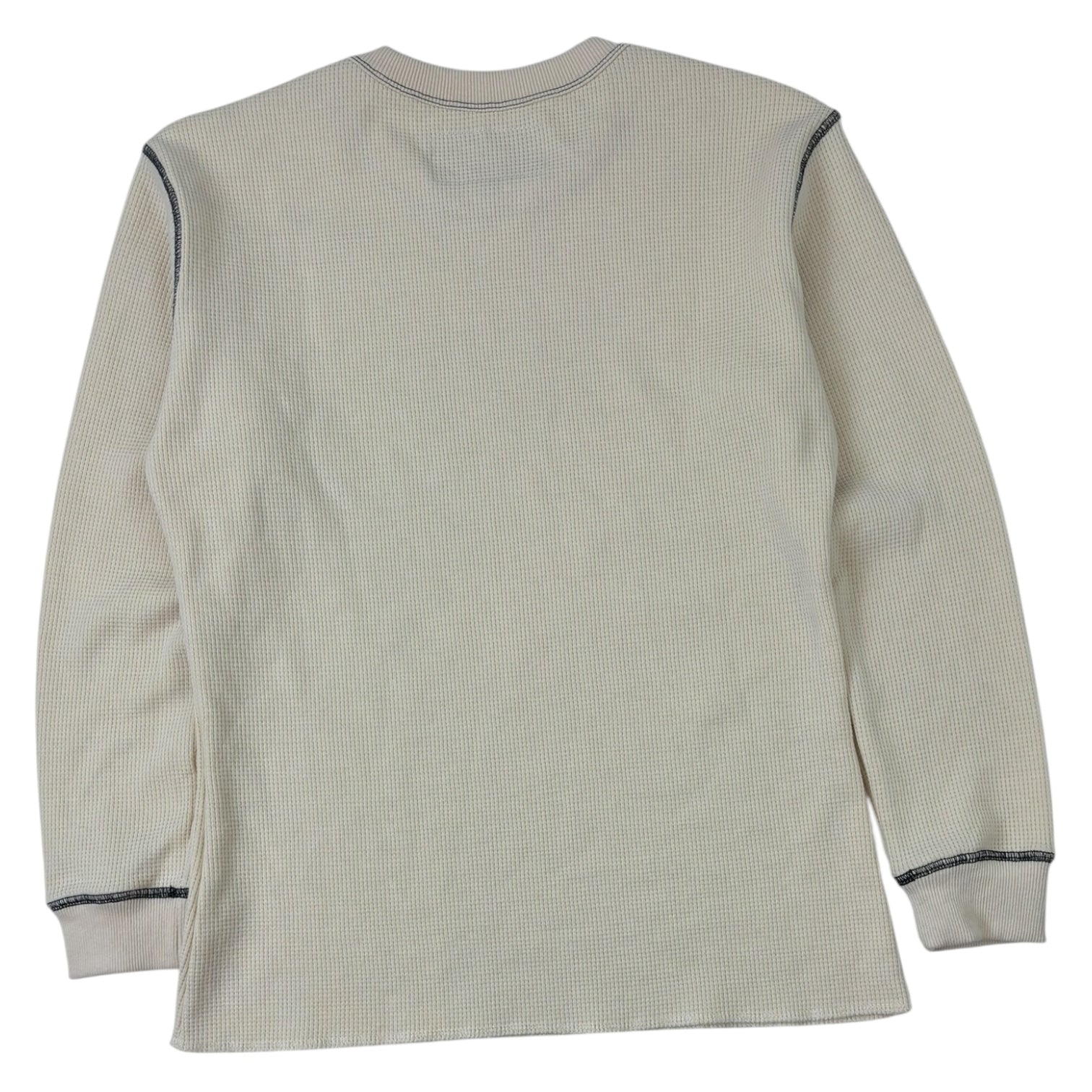 Corteiz Tiger Contrast Waffle Long Sleeve Thermal Cream