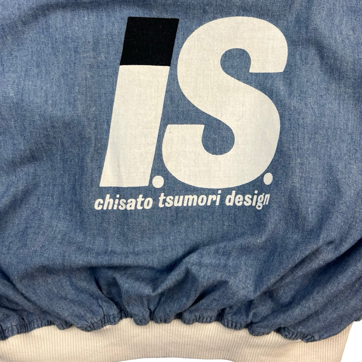 Issey Miyake Sport Chambray Denim Bomber Jacket