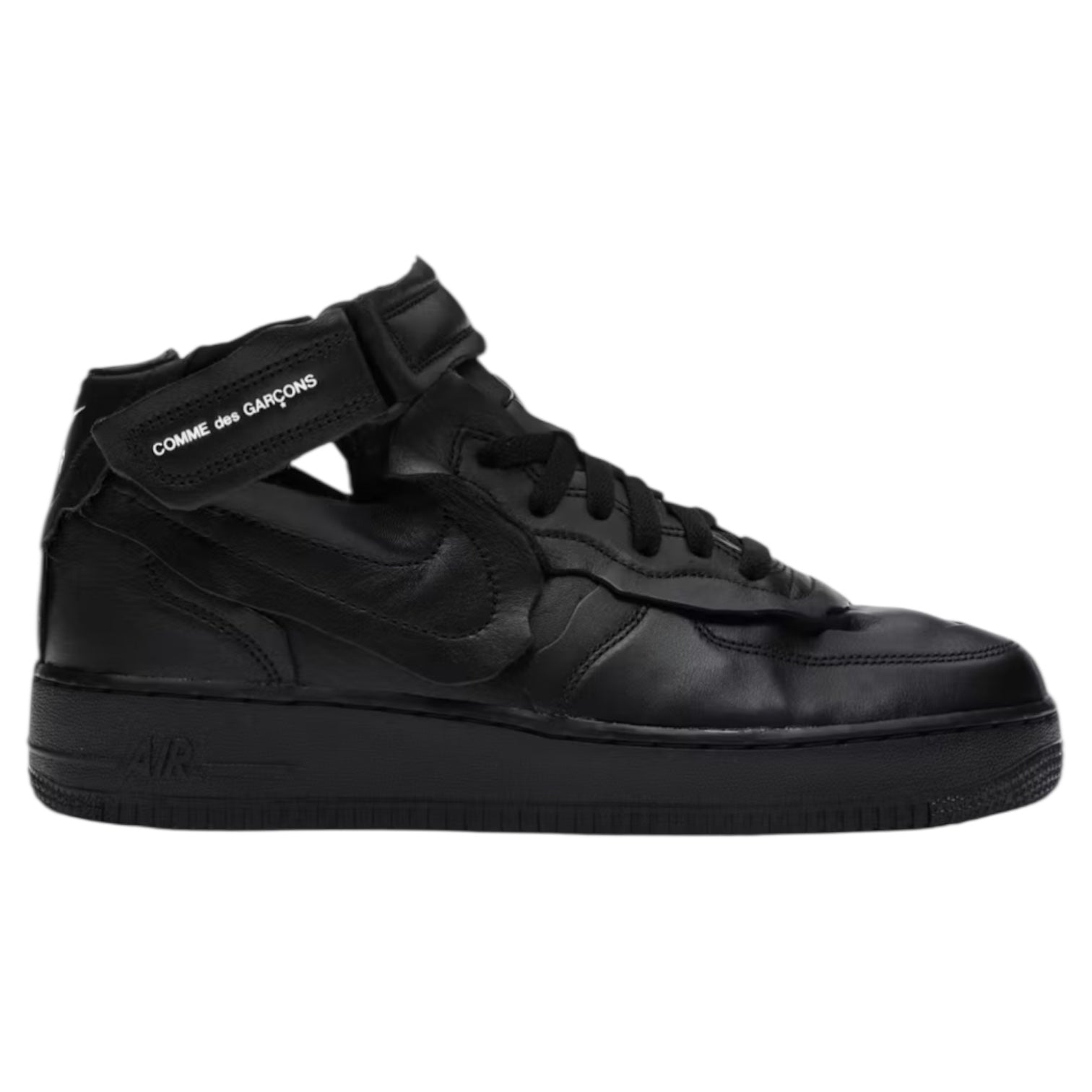 Comme Des Garçons Nike Air Force 1 Mid Black