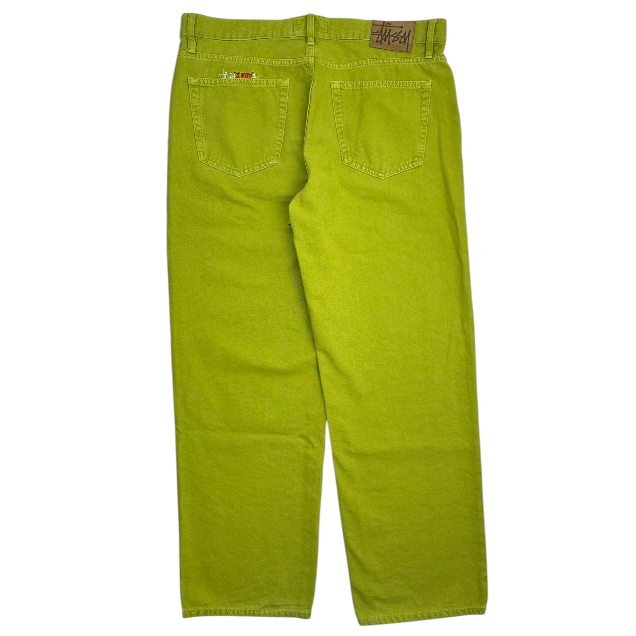 Stussy "Big Ol" Jeans Lime