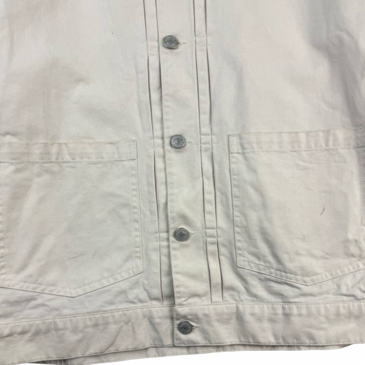 Officine Générale Leo Jacket Cream/White
