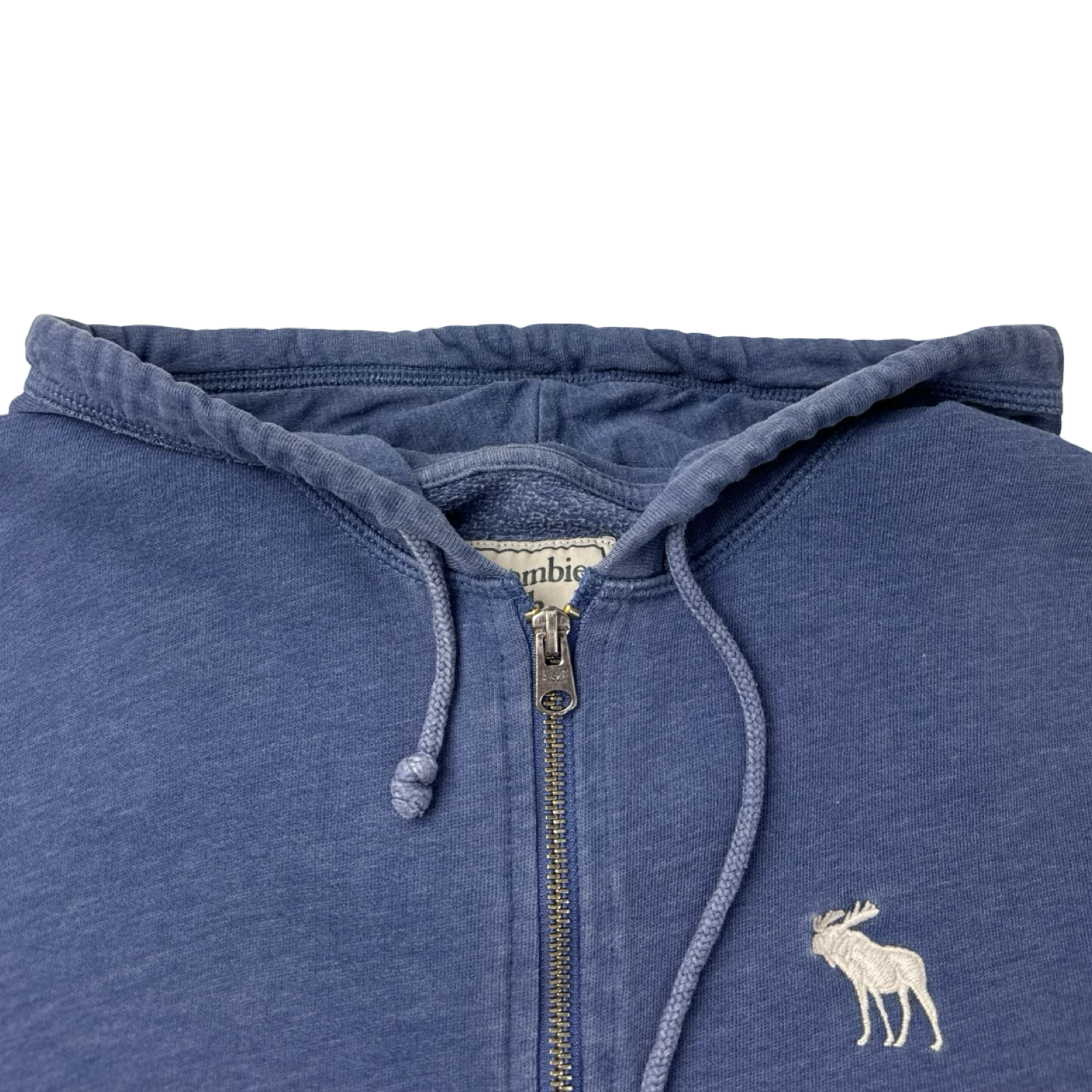 Y2K Abercrombie & Fitch Sleeve Spellout Zip Hoodie