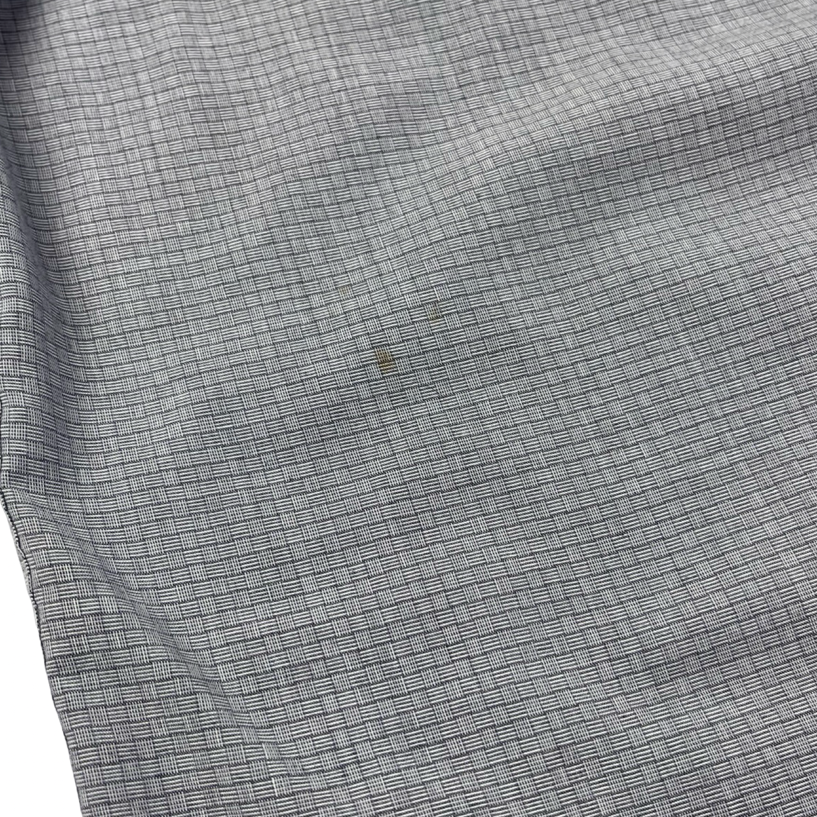 Vintage Balmain Button Micro Checkered Button-Up Shirt