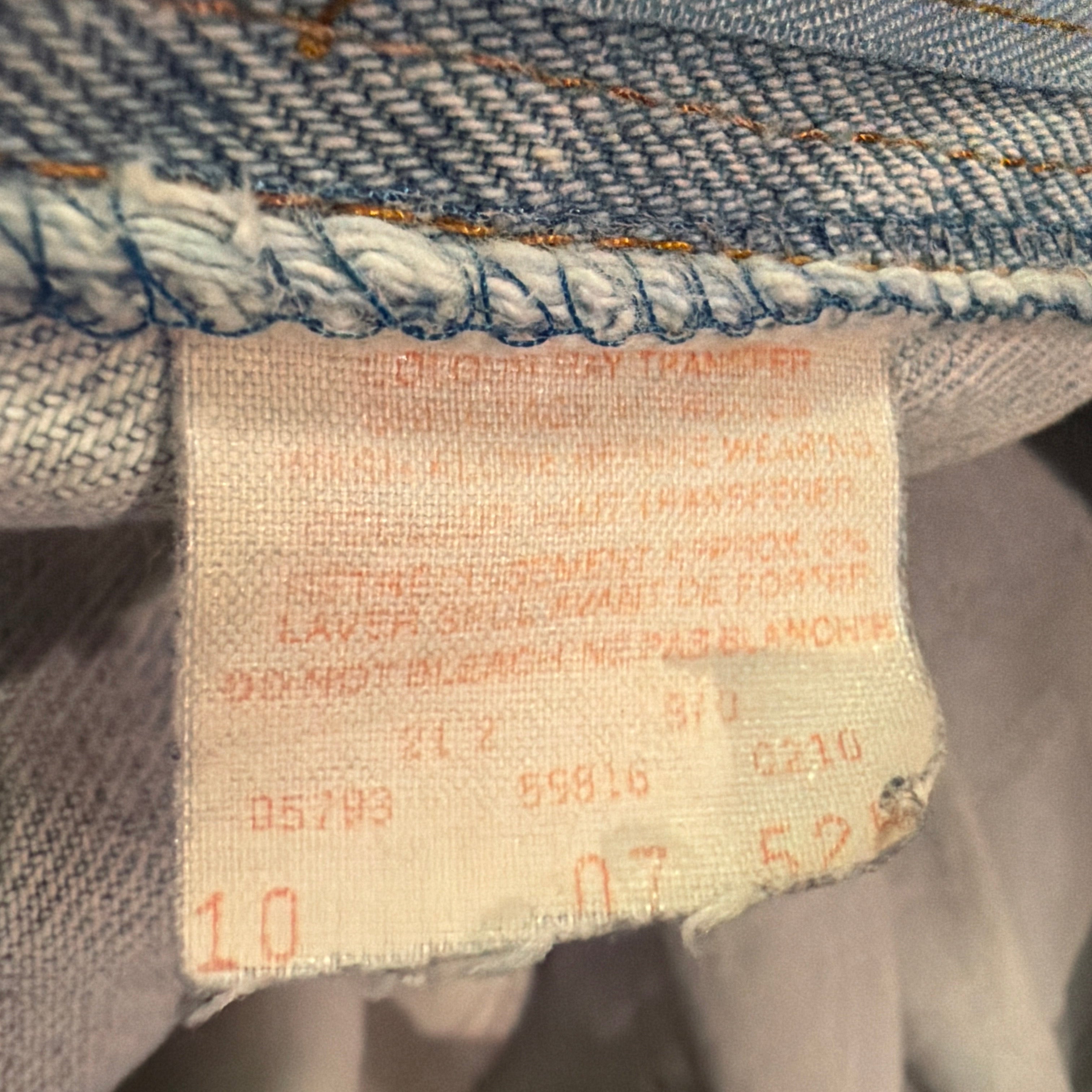 Vintage Levi’s 525 Light Wash Orange Tag Jeans Blue