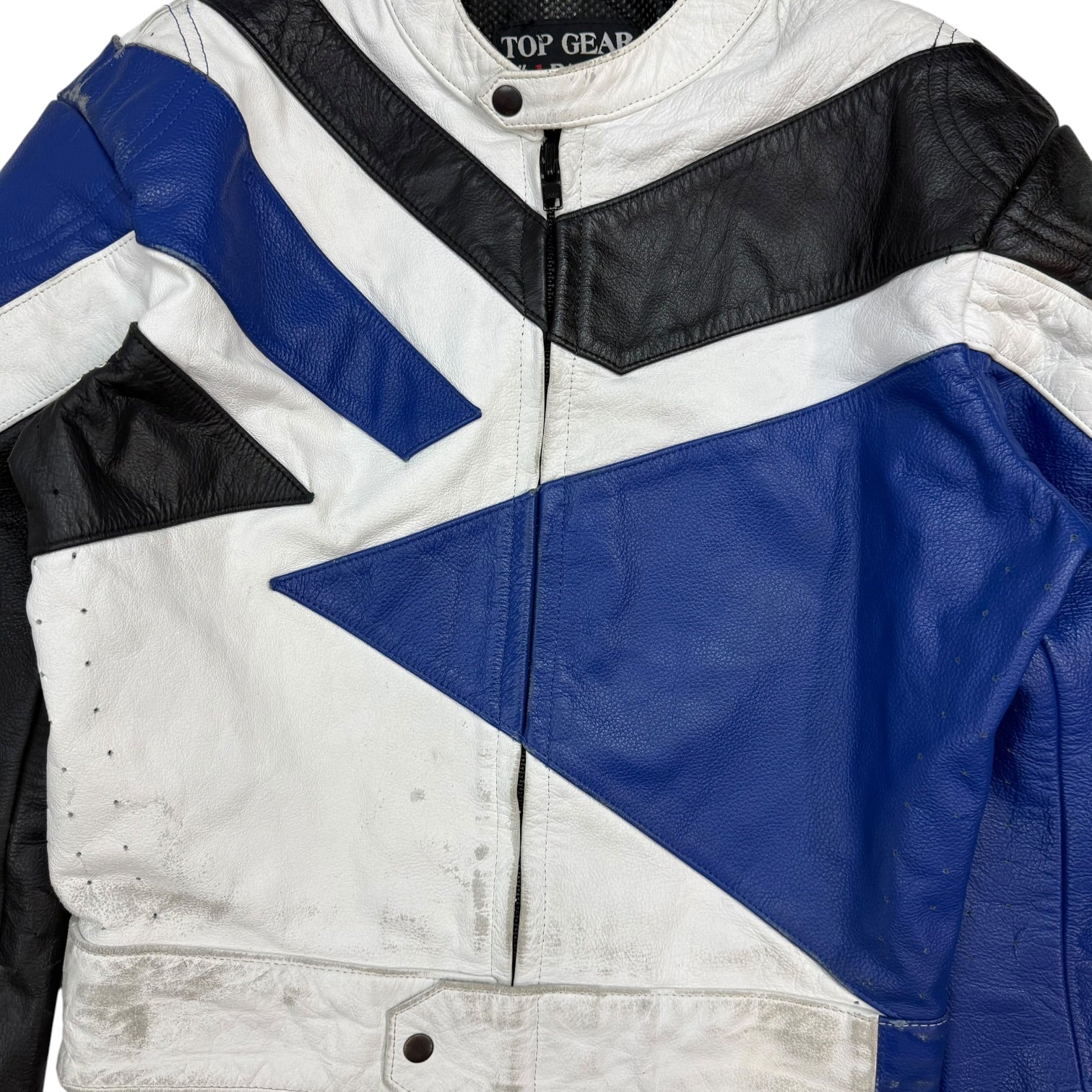 Vintage Top Gear Racing Jacket Blue/White