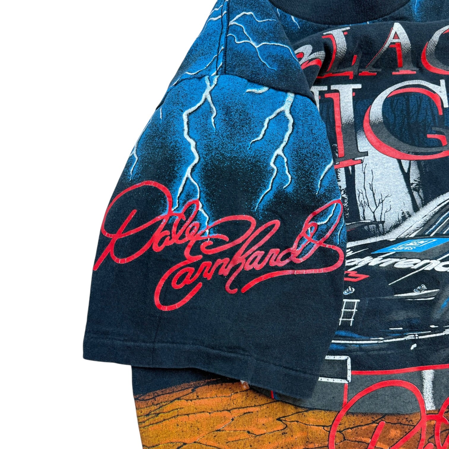 Vintage Dale Earnhardt Black Knight Tee Black