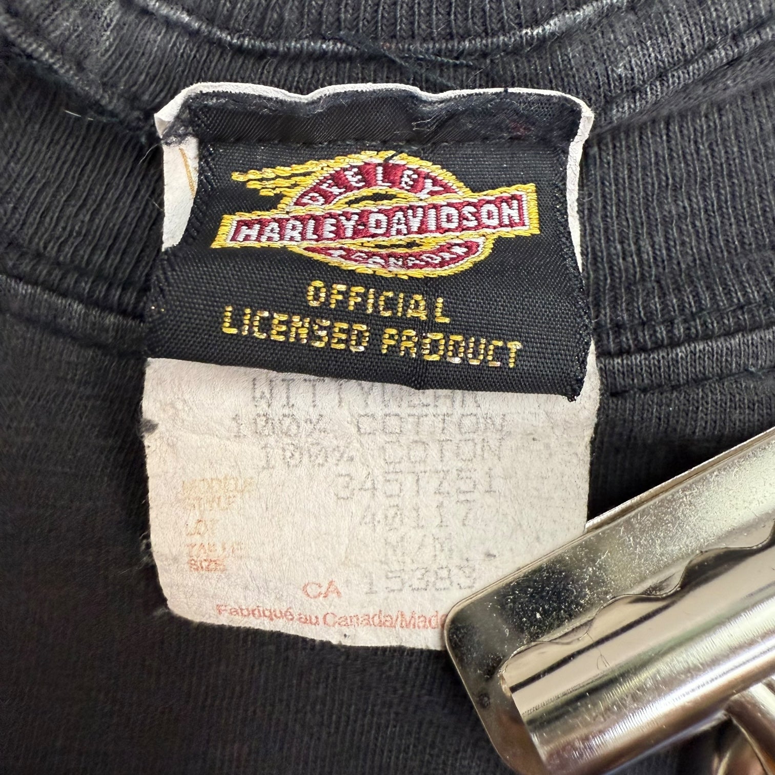 1994 Harley Davidson Tasmanian Devil Tee Faded Black