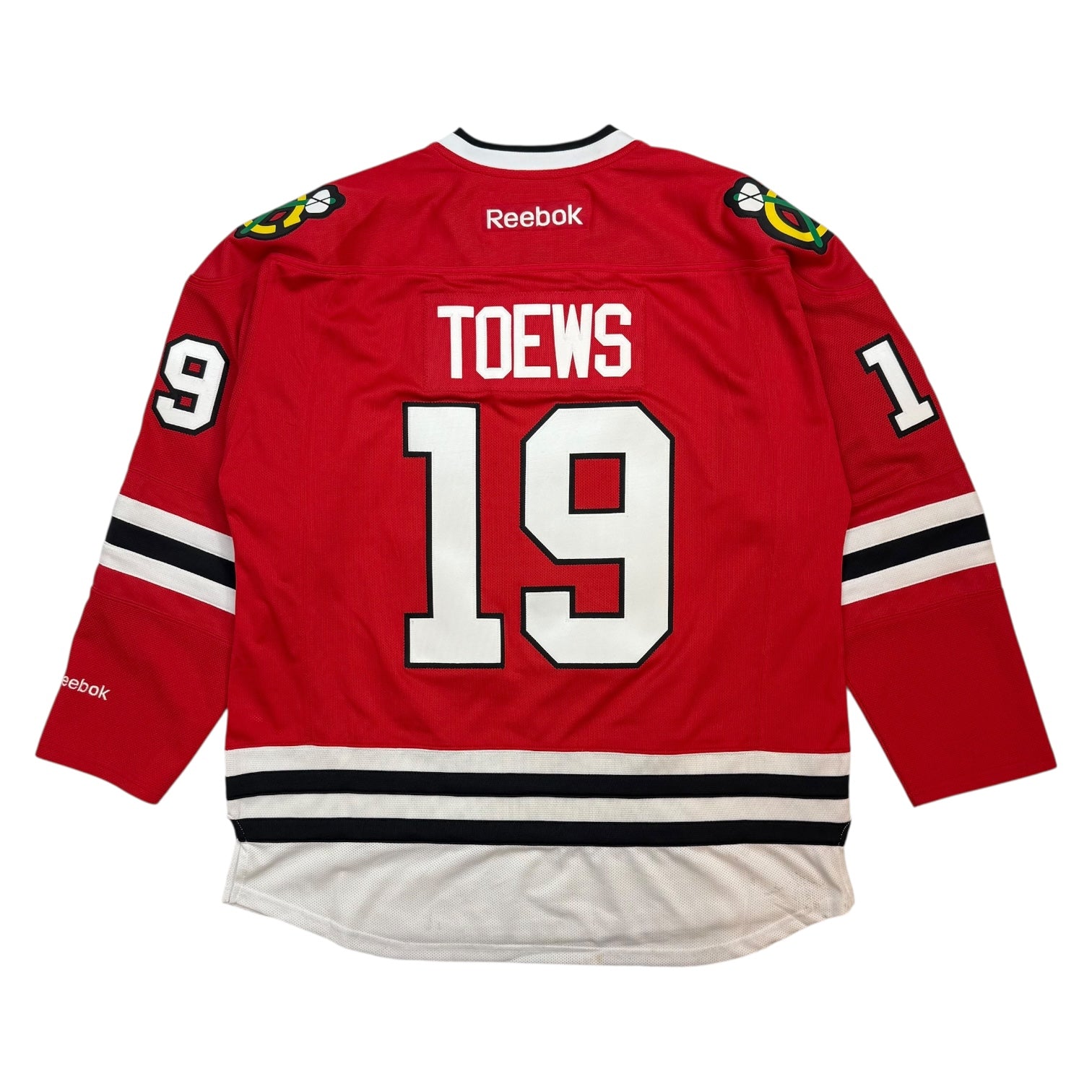 Vintage Reebok Chicago BlackHawks Jonathan Toews Home Jersey Red