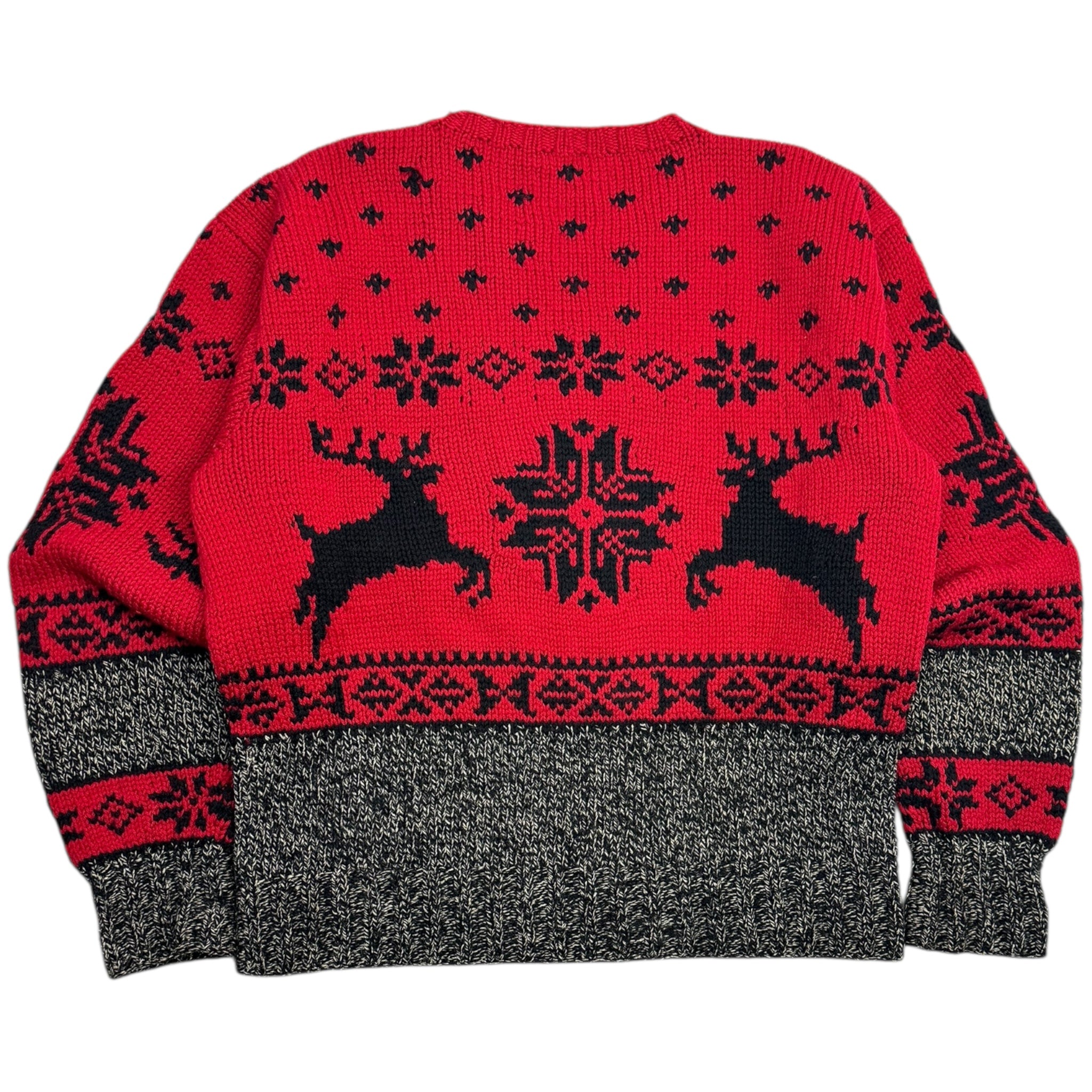 Vintage Polo Ralph Lauren Reindeer Knit Sweater