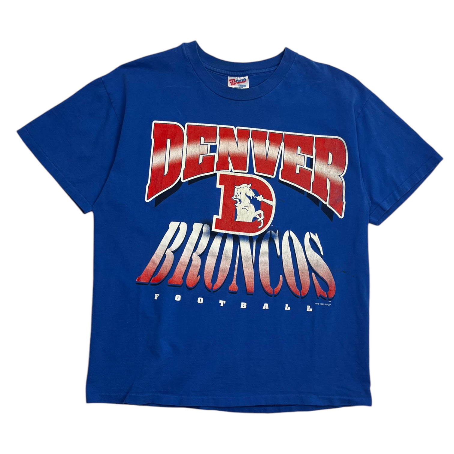 1995 Denver Broncos Tee Blue