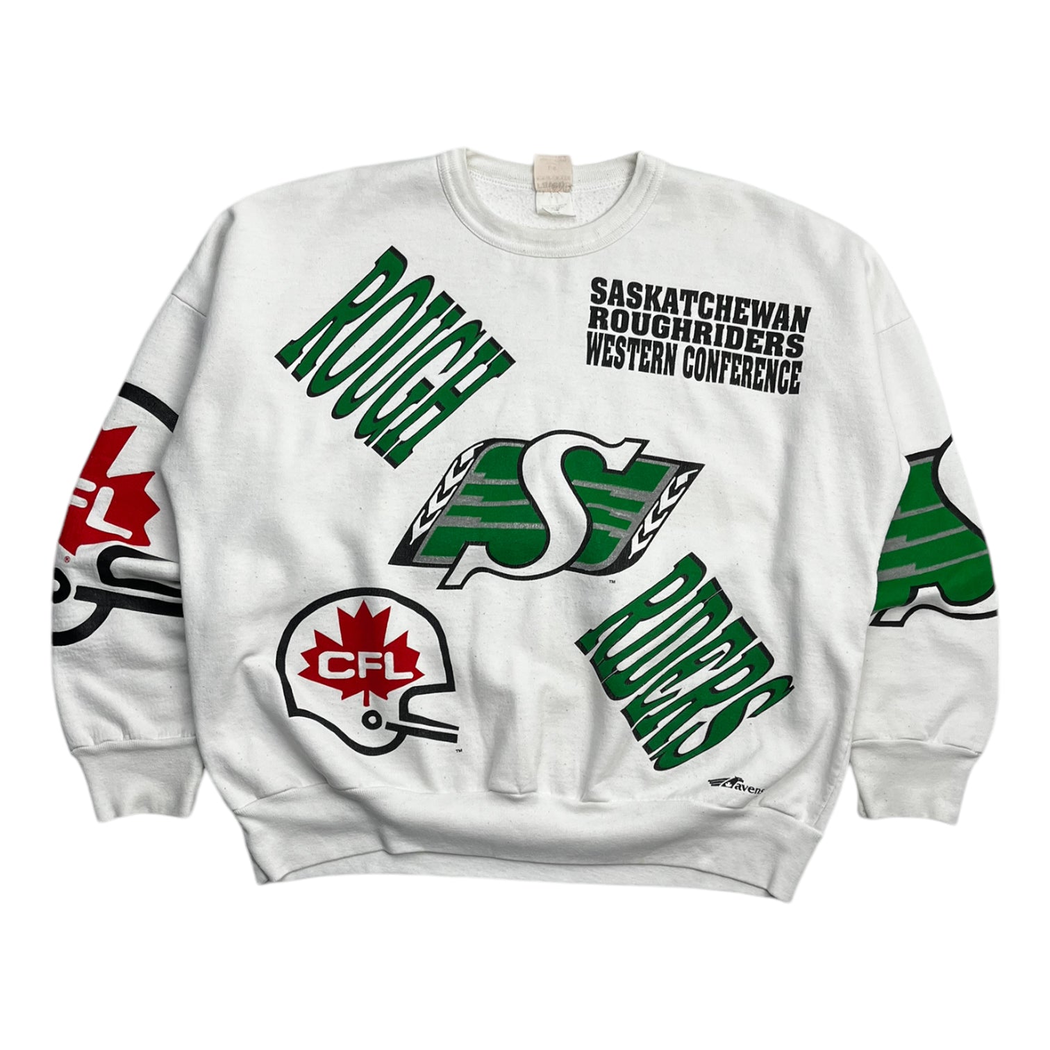 Vintage Saskatchewan Rough Riders "Rider Pride" Crew Neck