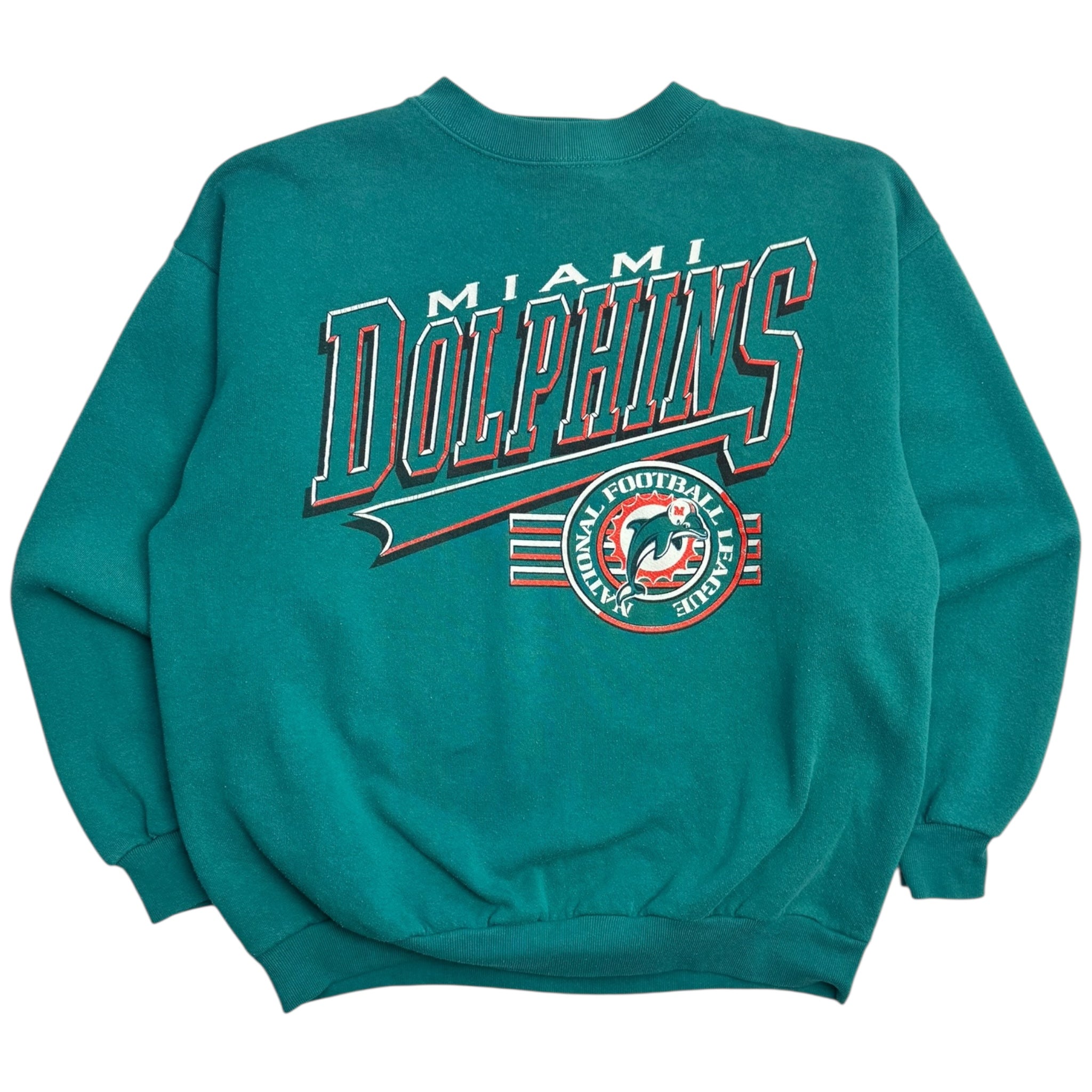 Vintage Miami Dolphins Crewneck Aqua