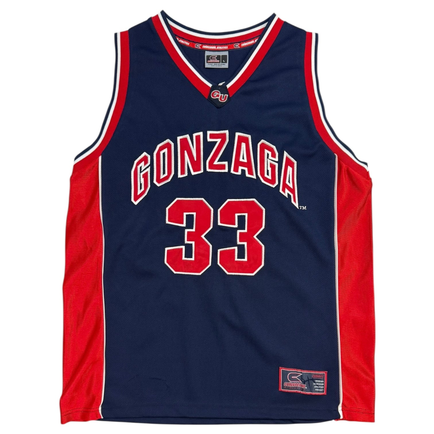 Vintage Gonzaga Bulldogs Basketball Jersey Navy