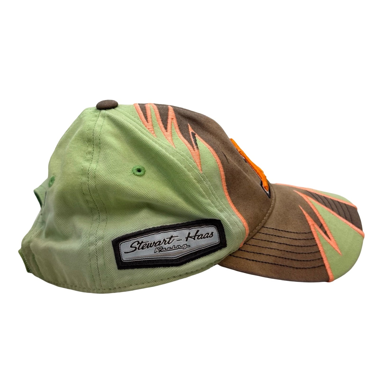Vintage Danica Patrick Go Daddy Chase Authentics Pit Cap Hat Brown/Green