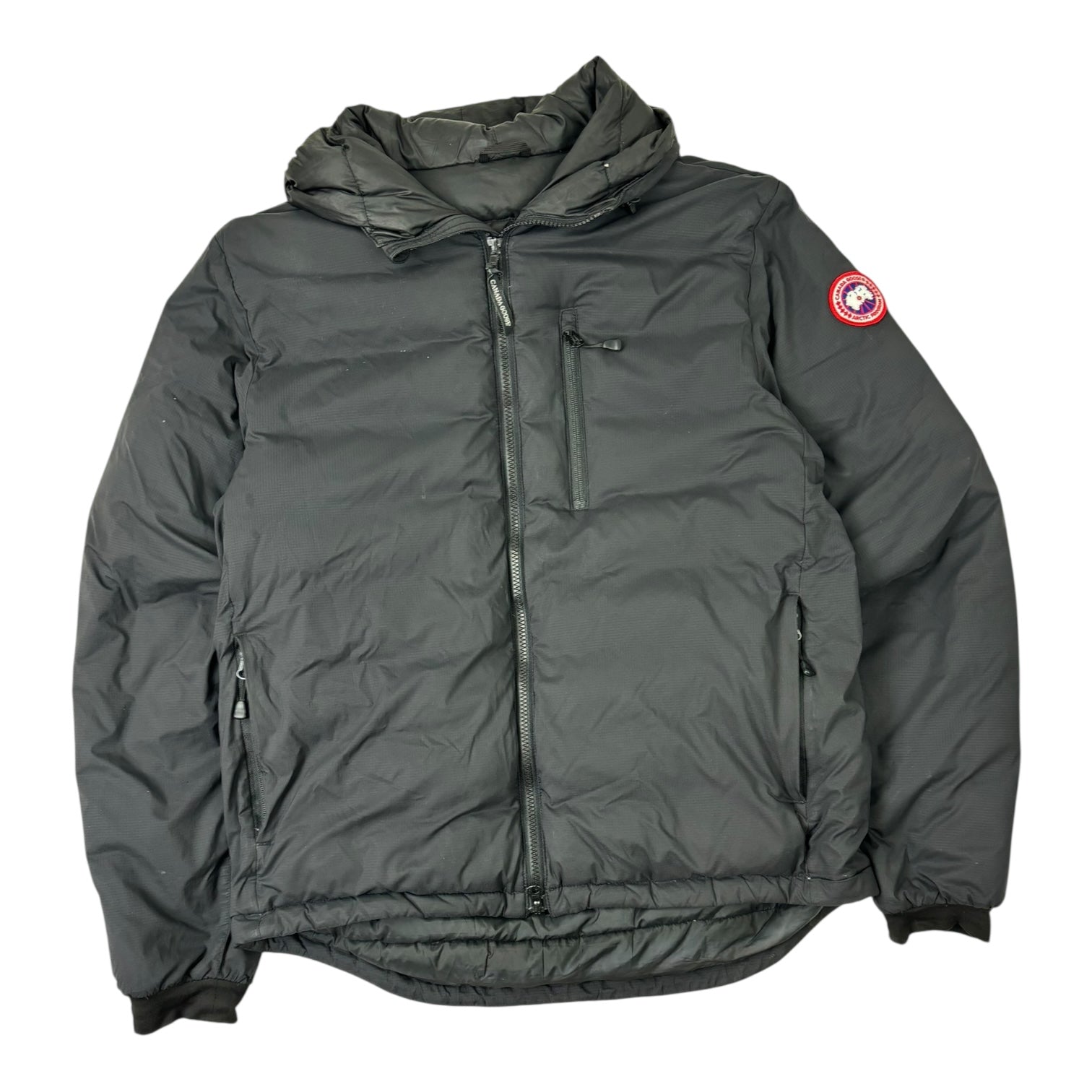 Canada Goose Lodge Hoody Puffer Jacket Black