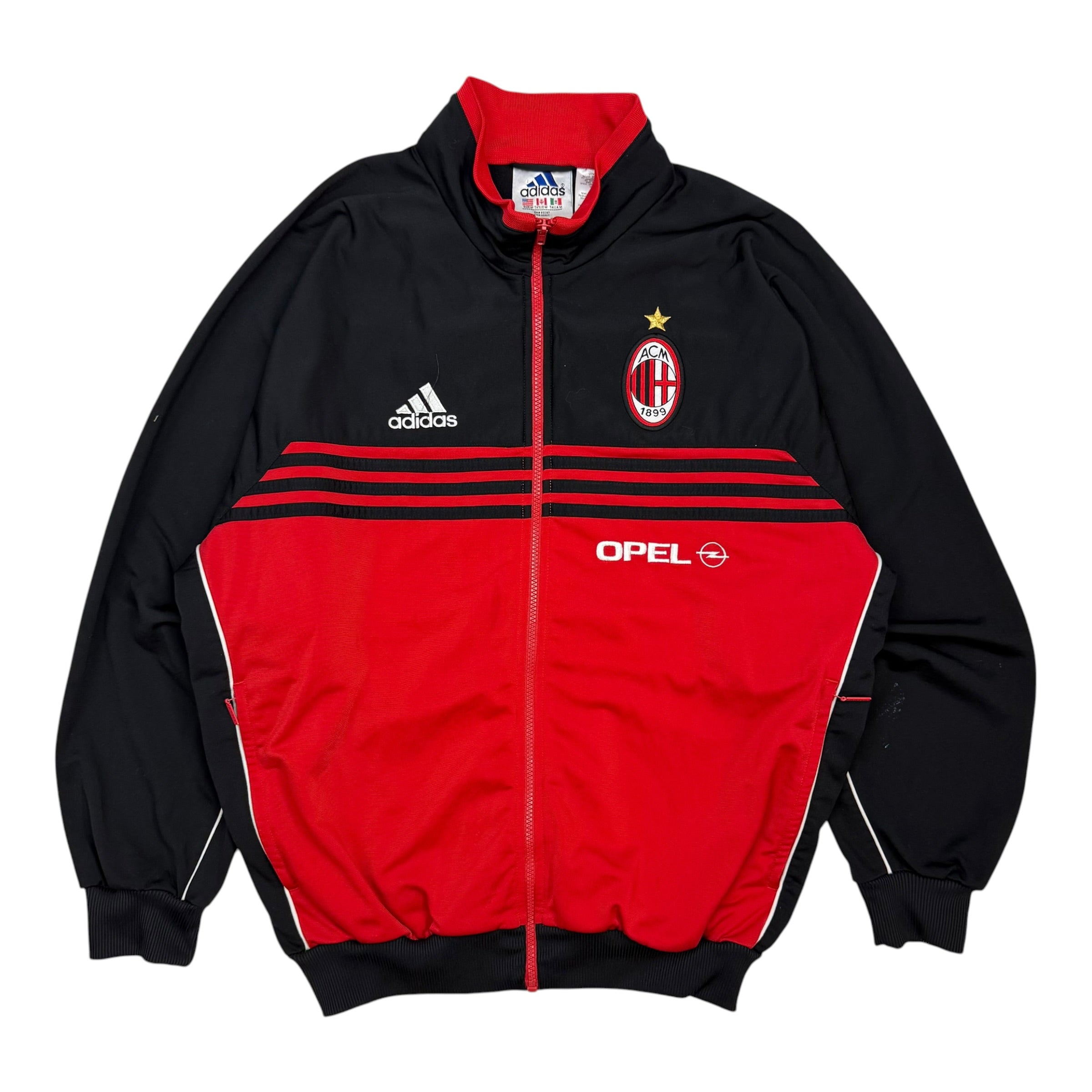 Vintage Adidas AC Milan Warmup Jacket Red/Black