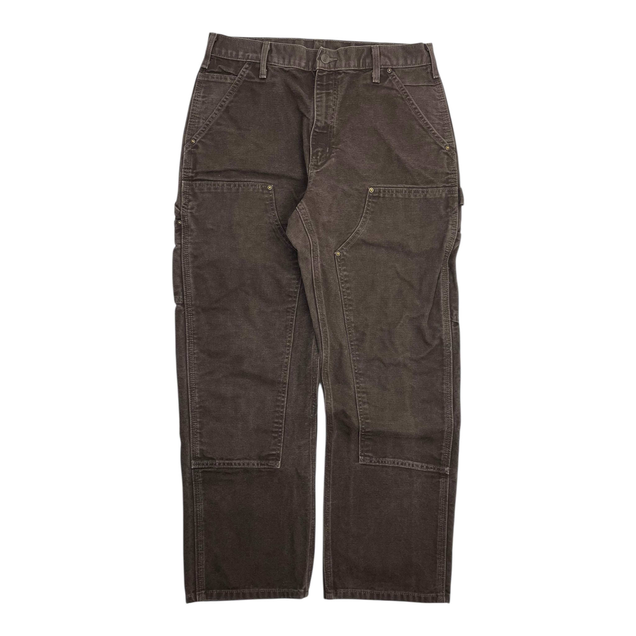 Carhartt Loose Fit Double Knee Pants Dark Brown