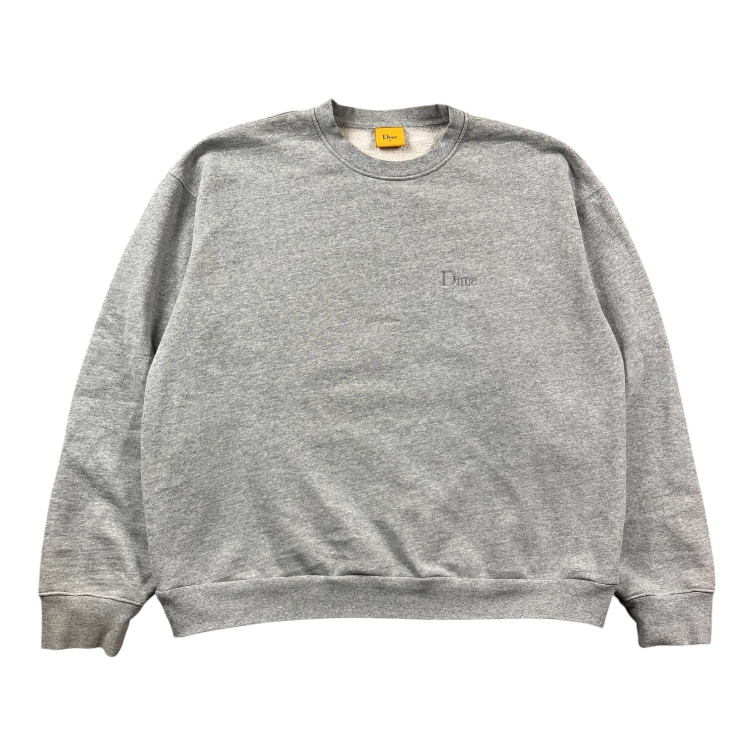 Dime Logo Crewneck Grey