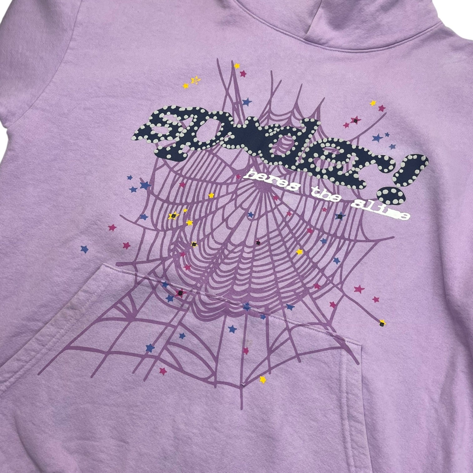Sp5der Açai Hoodie Purple