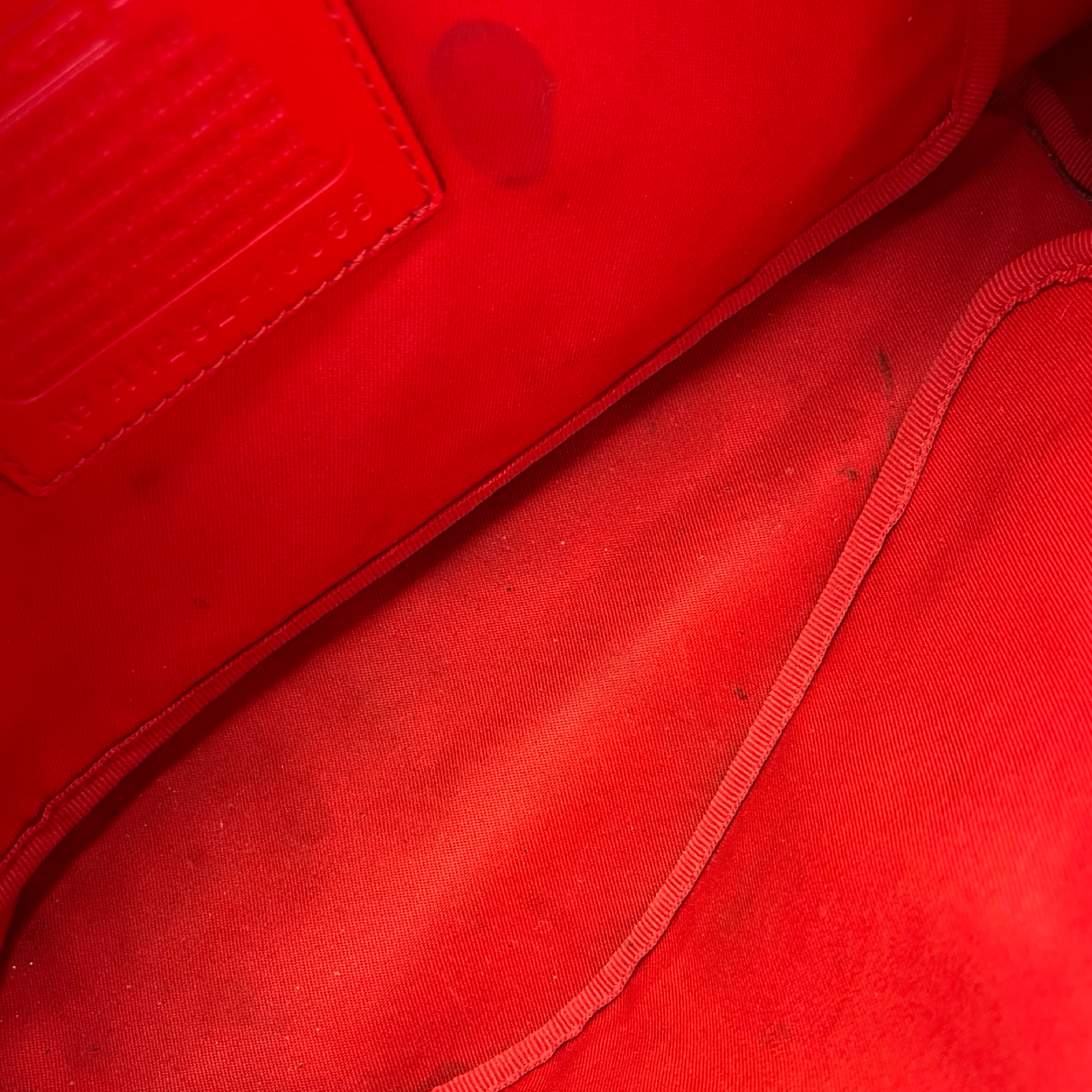 (W) Y2K Coach Hamptons Signature Stripe Bag