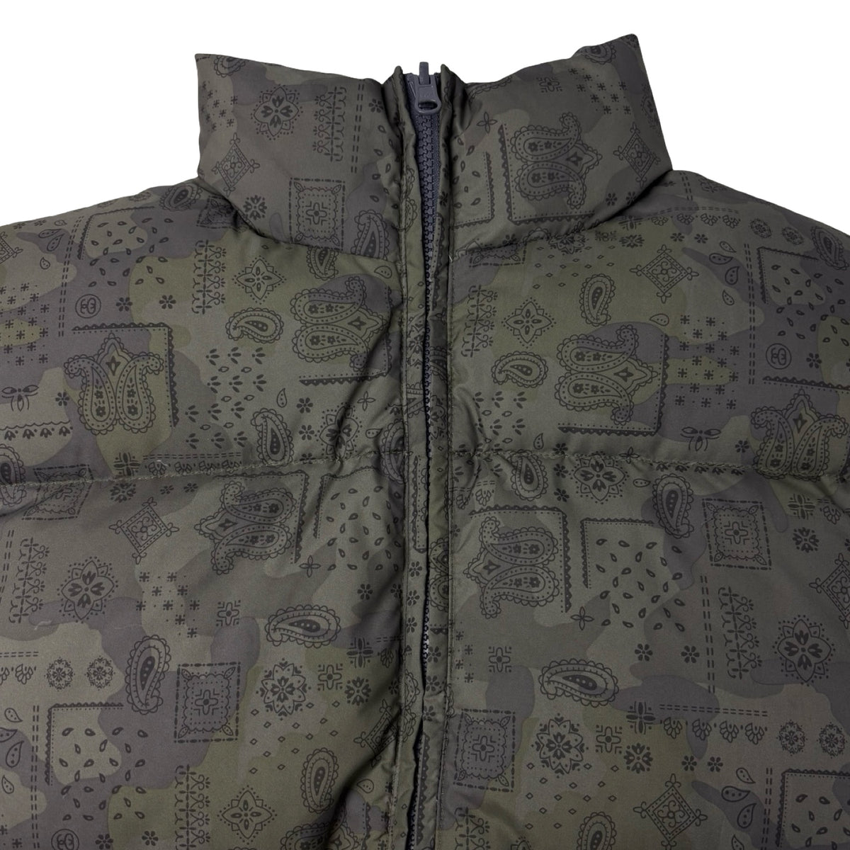 Stussy Authentic Gear Reversible Vest Green Bandana