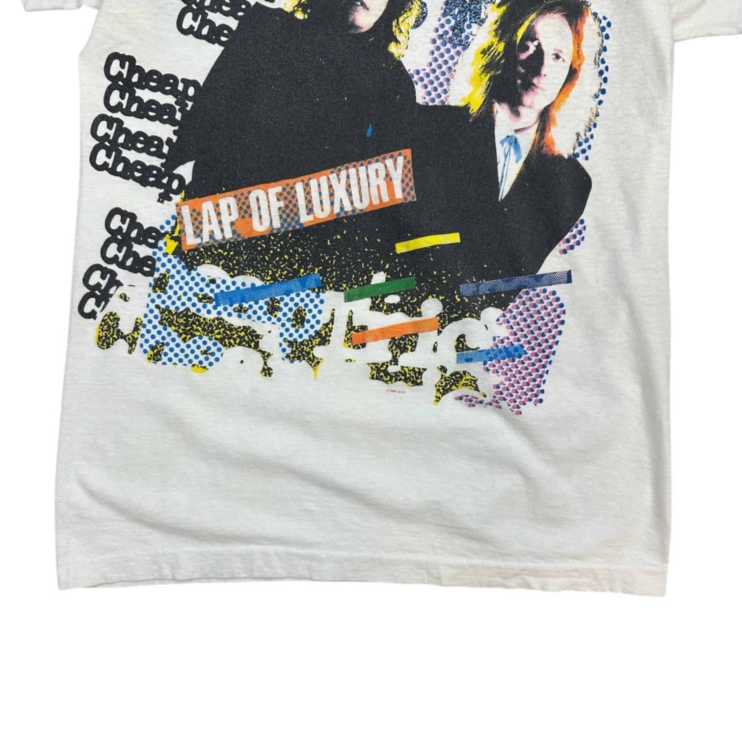 Vintage Cheap Trick Lap Of Luxury Tour T-Shirt White