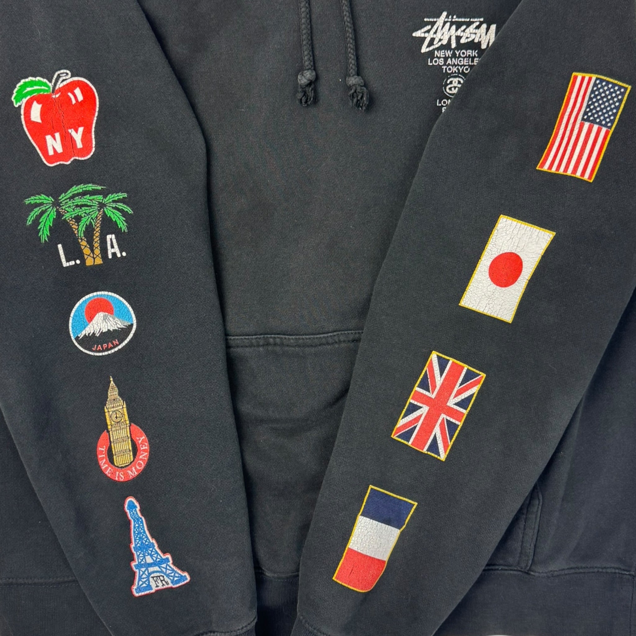 Stussy International Flags World Tour Hoodie