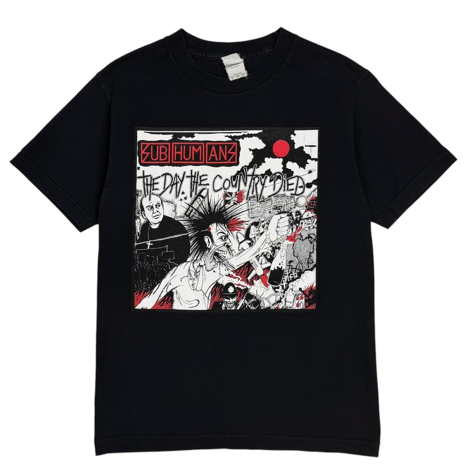 Vintage Subhuman “The Day The Country Died” Tee Black