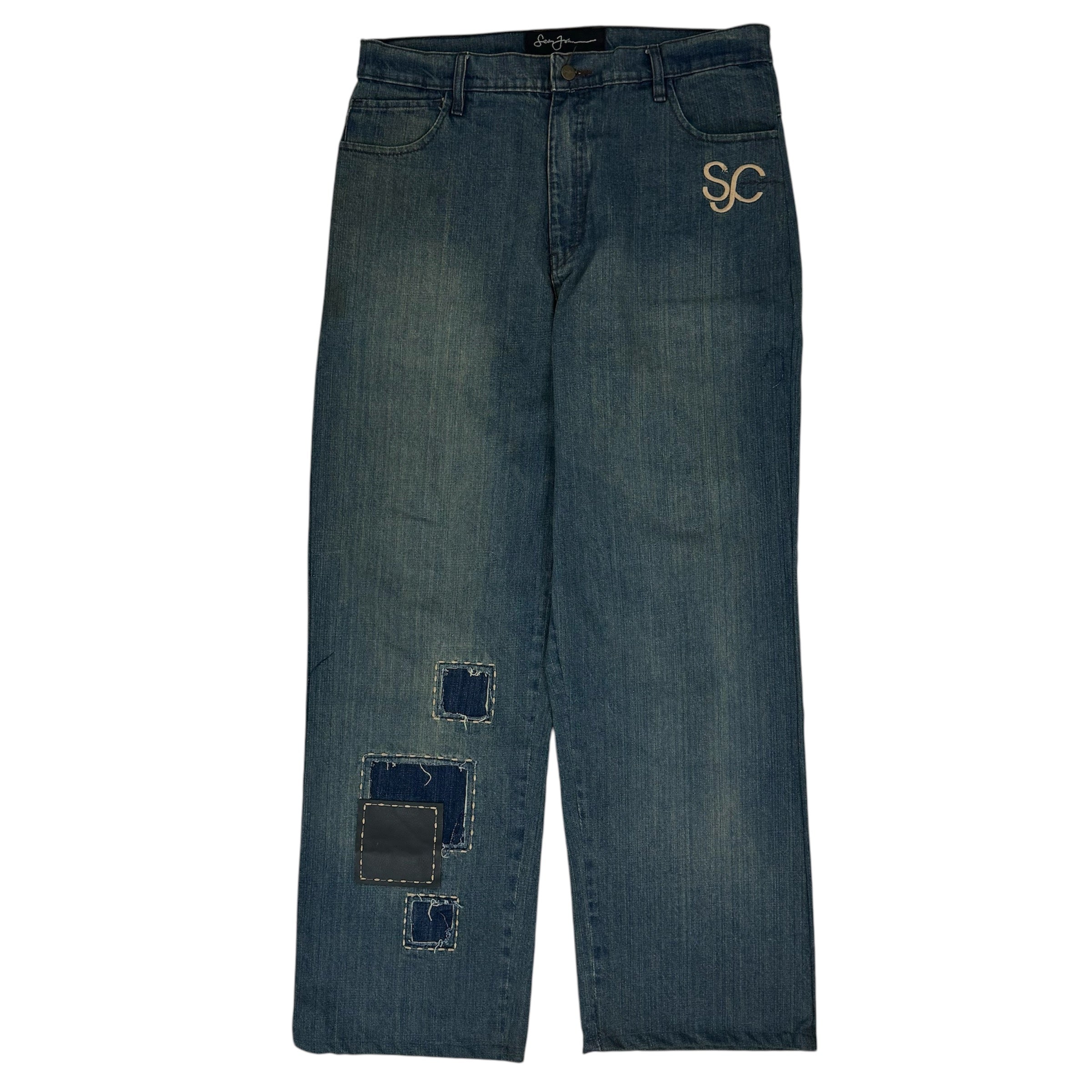 Vintage Y2K Sean Jean Denim Patchwork Jeans