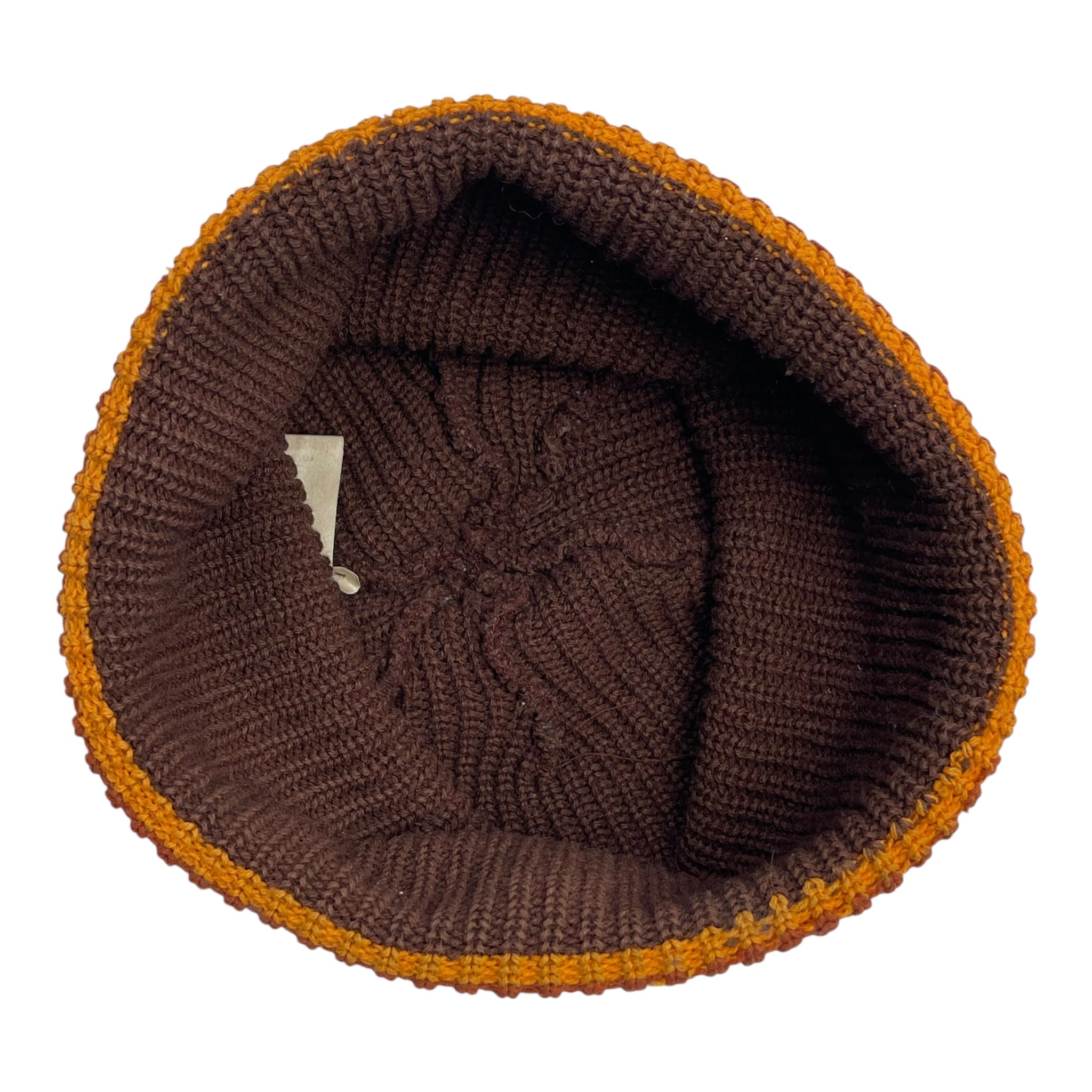 Supreme Bright Stripe Beanie Brown