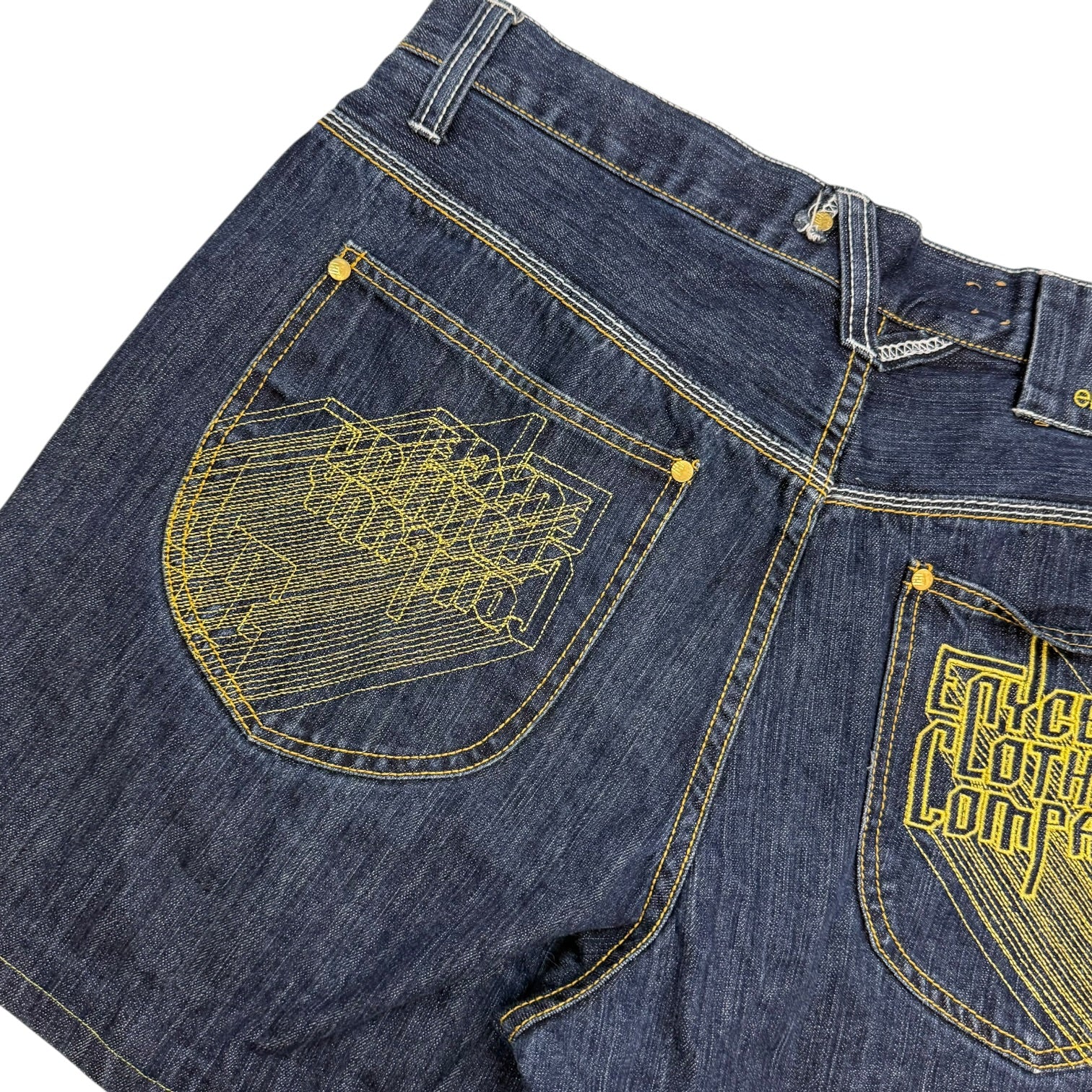 Vintage Enyce Clothing Co Denim Shorts Dark Indigo