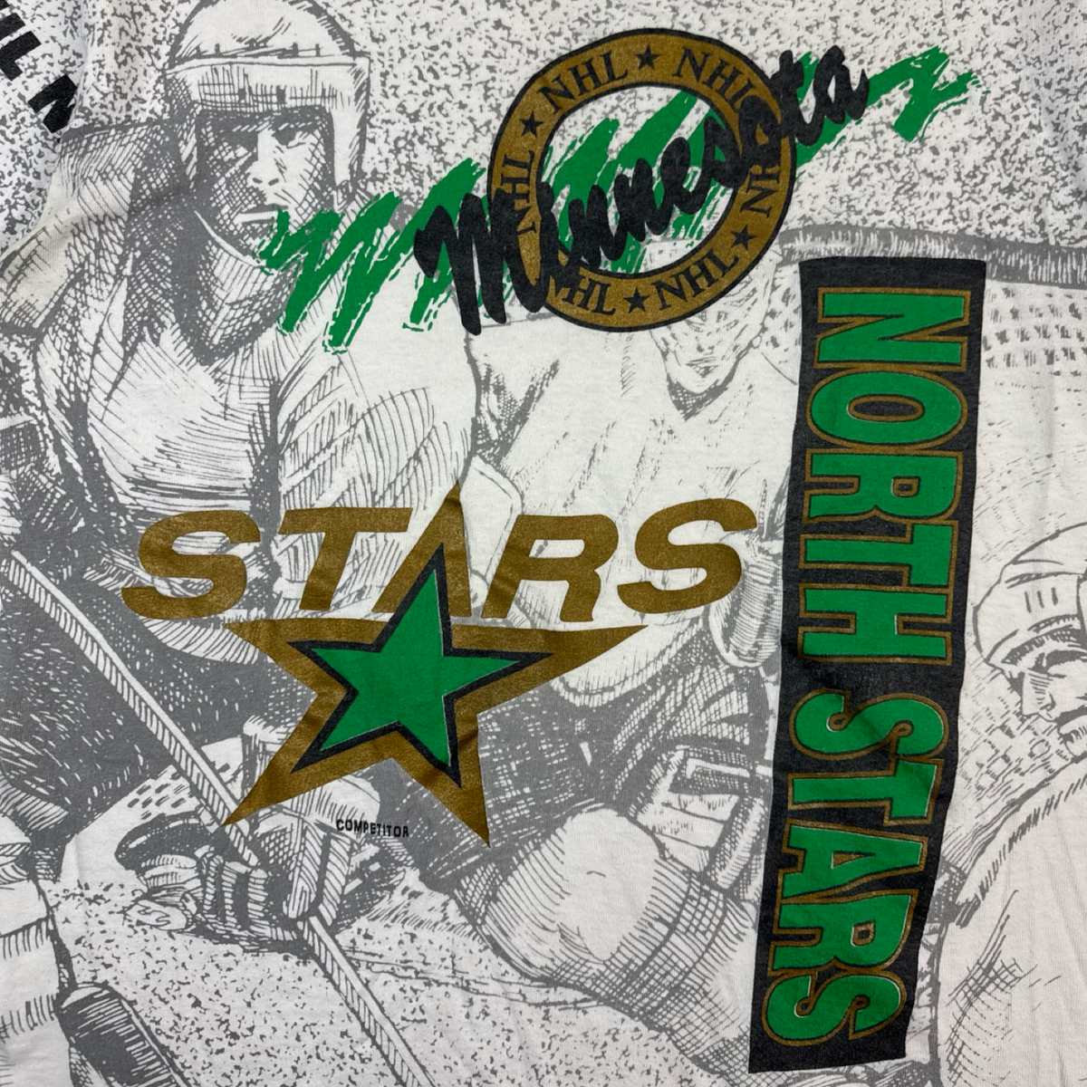 Vintage Minnesota North Stars AOP NHL T-Shirt