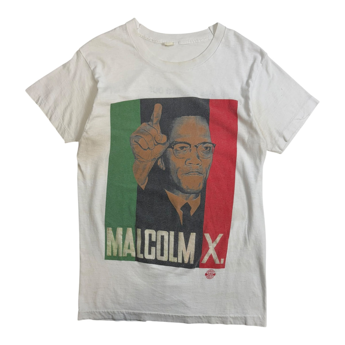 Vintage 90s Malcolm X “by any means necessary” T-Shirt White