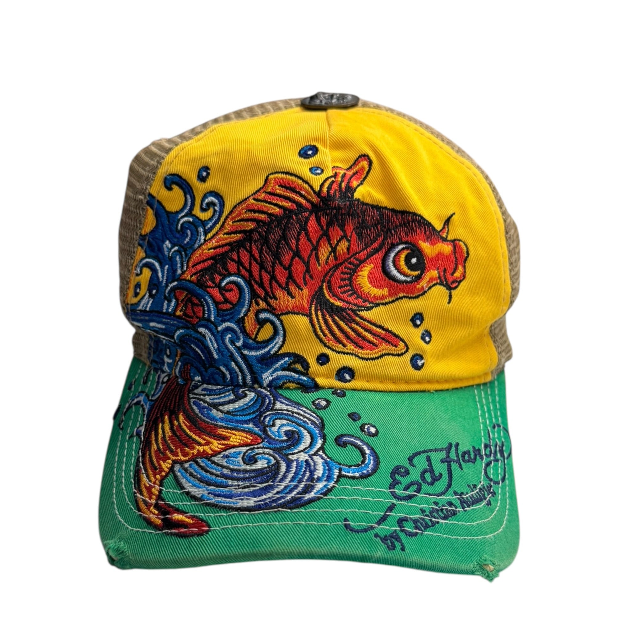 Vintage Y2K Ed Hardy Embroidered Hat