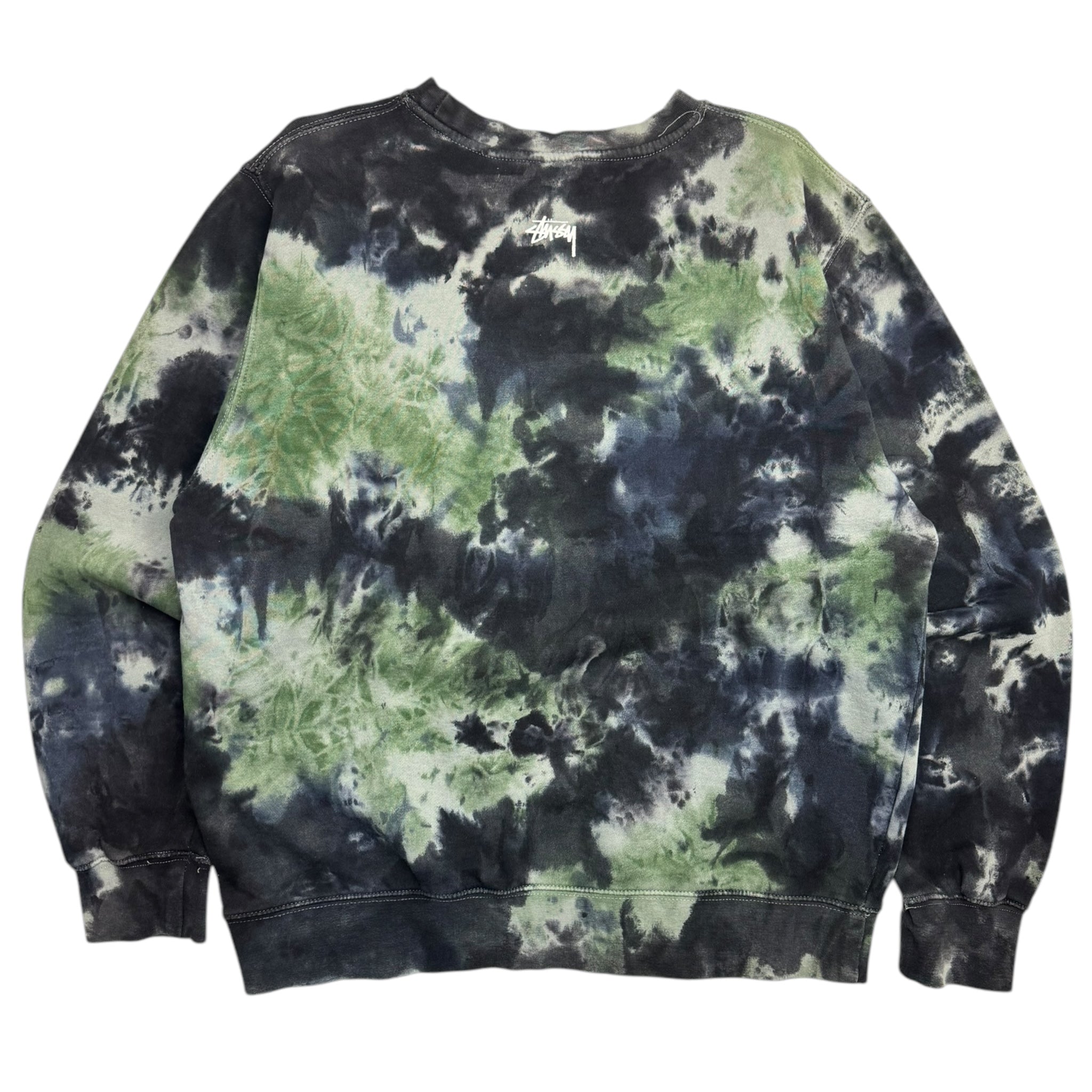 Stussy Tie Dye Skull Crewneck