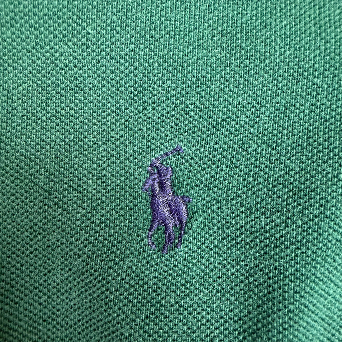 Vintage Polo Ralph Lauren Stripe Rugby Polo Green