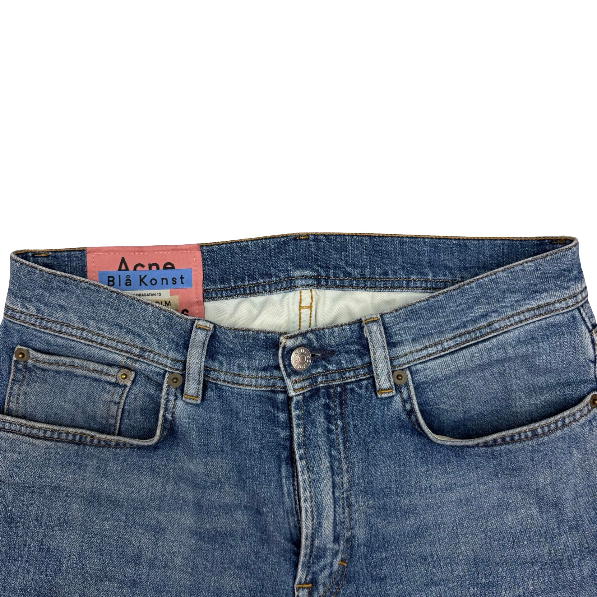 Acne Studios Mid North Skinny Jeans Blue