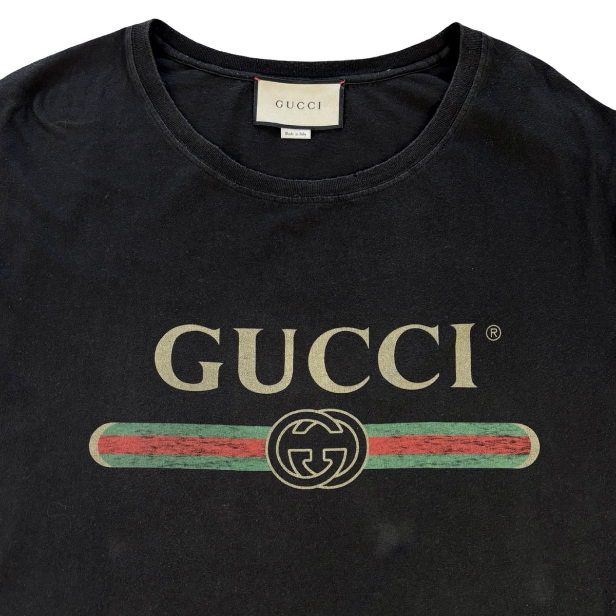 Gucci Vintage Logo T-Shirt Black