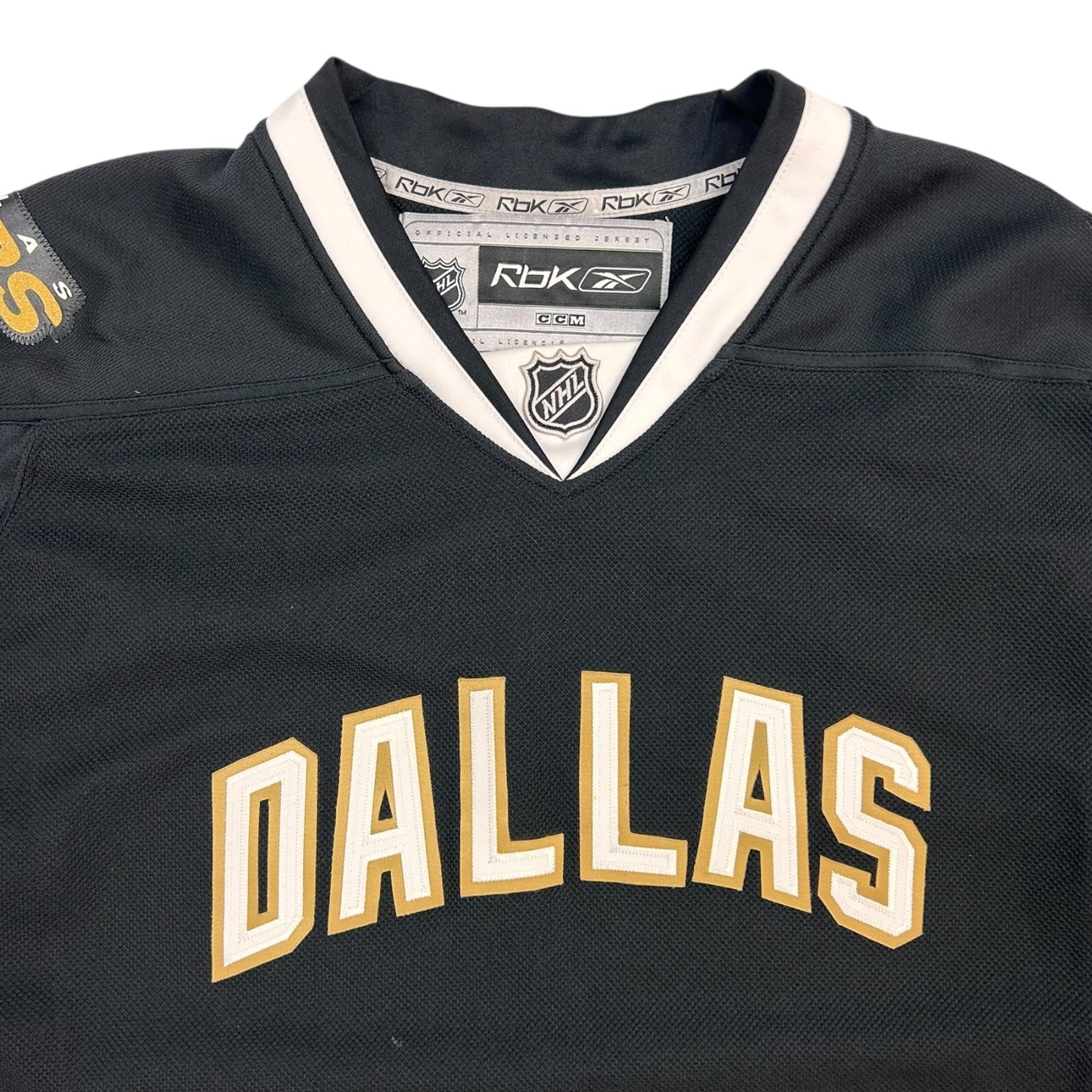 Vintage Reebok Dallas Stars Jersey Black